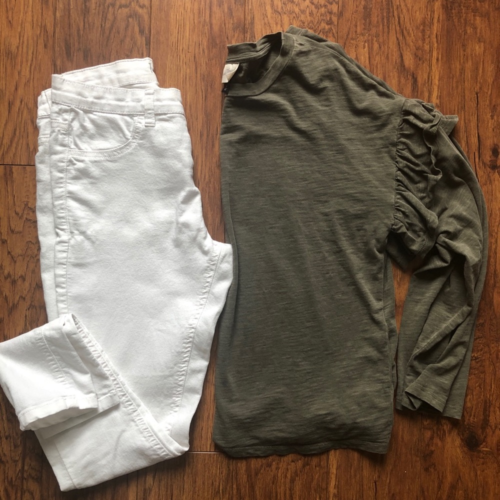 BundleCotton on White Jeggings+Universal ThreadsLS